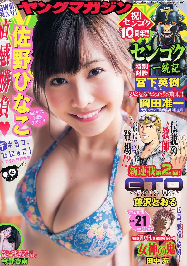 [Revista Young] Hinako Sano Anna Konno 2014 No.21 Fotografia