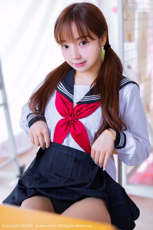 【秀人XiuRen】No.2196トゥアン・ディアンジクナ「子供の巨乳JKユニフォーム」