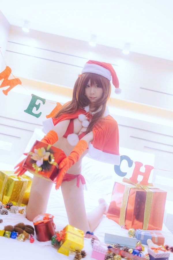 COS福祉が半月点滅「メリークリスマス」