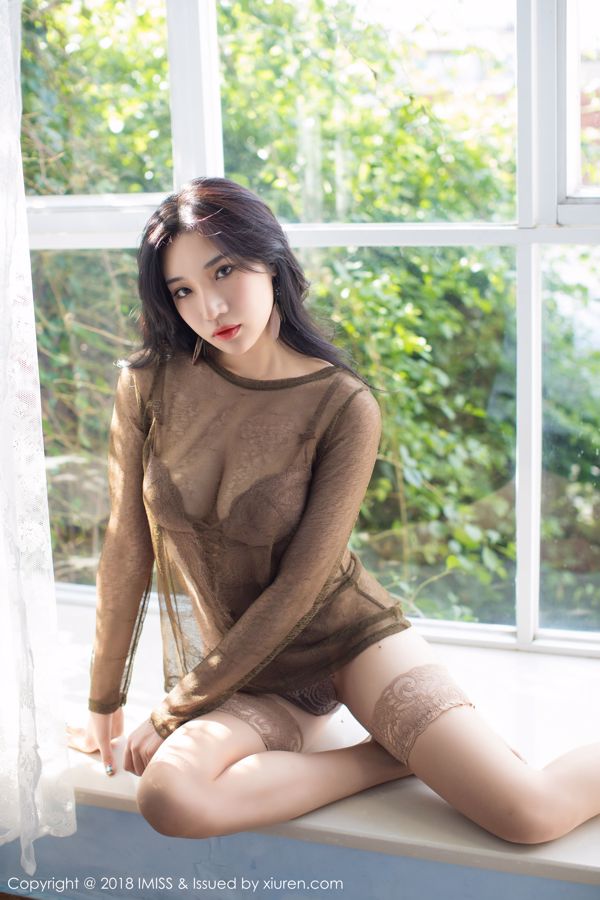 [丽 柜 Ligui] Modello Xixi "The Pantyhose in the Car"