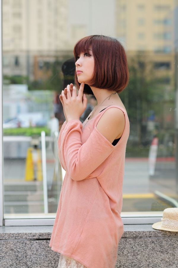 짧은 머리 미녀 돼지 패티 "작은 신선한 거리 촬영 2 세트"