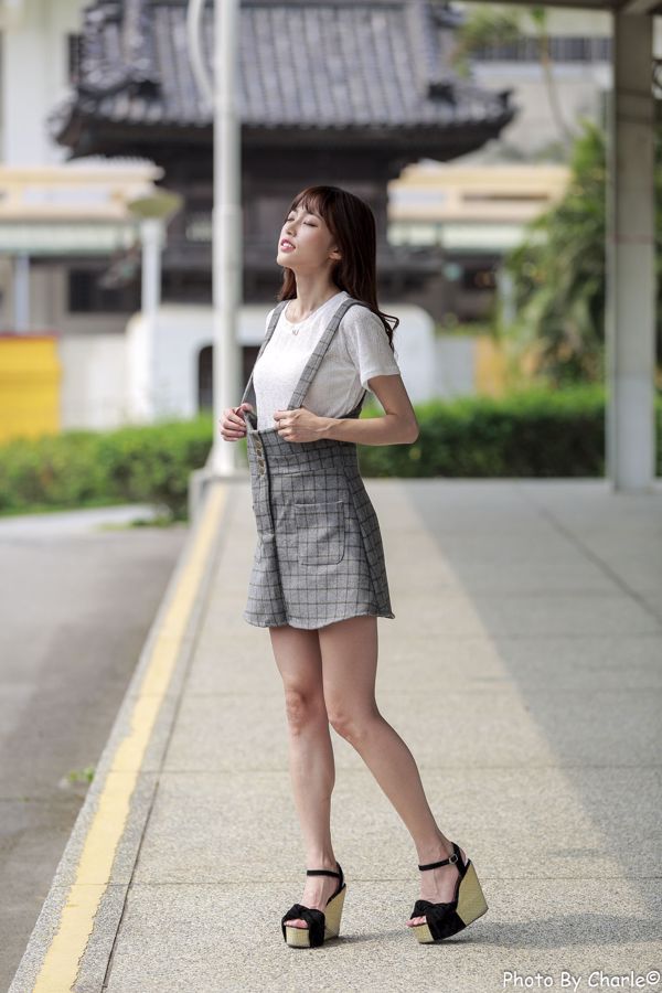 【台湾モデル】PengLijia（Lady Yiyi）「元山花博覧会の屋外撮影」